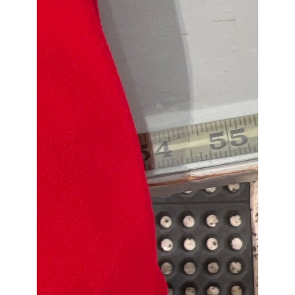 Henson Kickernick Vintage 3/4 Sleeve Maxi Shirt Dress Womens M Red Zip Pockets - Picture 7 of 7